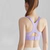 Women High Impact Shockproof Integrated Fixed Cup Sports Bra, Antibacterial Fabric Outer Wear Yoga Workout Tank Top
