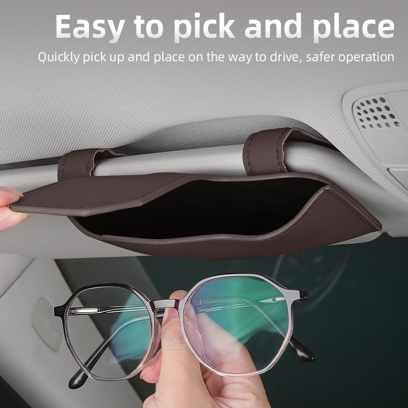 Car Visor Glasses Holder Box Sunglasses Storage Bag Case Accessories For Lexus IS250 IS200 CT200h GS300 LS430 RX450h LX570 IS300LM6