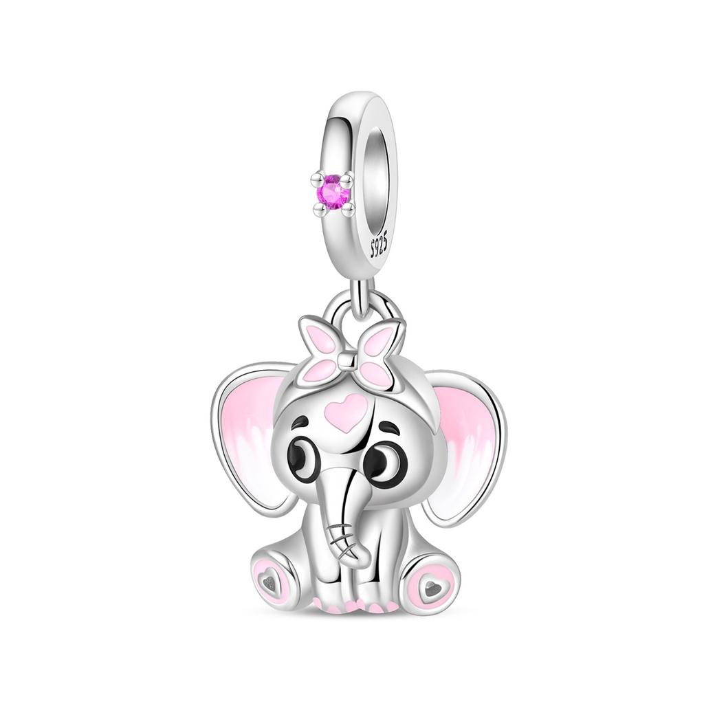 Brand New Authentic Original Elephant Charm Bead Components Bead Components Pendant Bead Component Copper Metal Dog Cat Charm Bead Components Bead