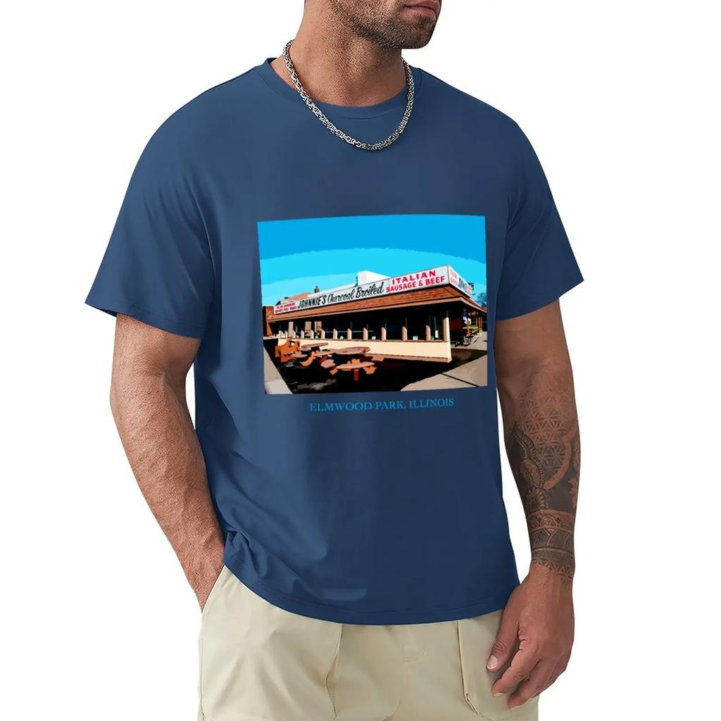 Johnnies Beef Elmwood Park Chicago Food Klassiker T-Shirt Bluse Sweat Herren-T-Shirts