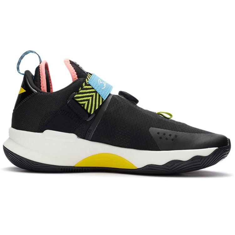 Li-Ning Fission 7 V2 Shock Absorbing Wear Resistant Non-Slip Low Top Basketball Shoes Men Sneakers Black Blue Pink ABPR047-14