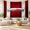 F1 Wall Tapestry, Soft Fabric Wall Hanging, Decorative Backdrop For Bedroom Home Wall Art