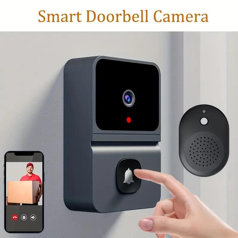 Tweeweg draadloze beveiligingsdeurbel Draadloze intercomdeurbel Huisbeveiliging WiFi Smart Video-oproep Deurbel met camera