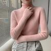 Pull col roulé d'automne hiver pour femmes - Haut de base tricoté en cachemire de haute qualité