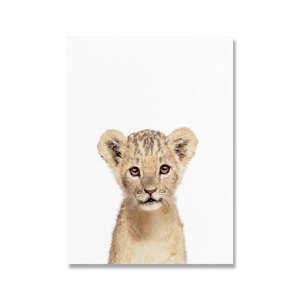Giraffe Panda Elephant Canvas Poster For Child Nursery Wall Art Picture Print Animal Canvas Painting Nordic Kid Baby Bedroom Art