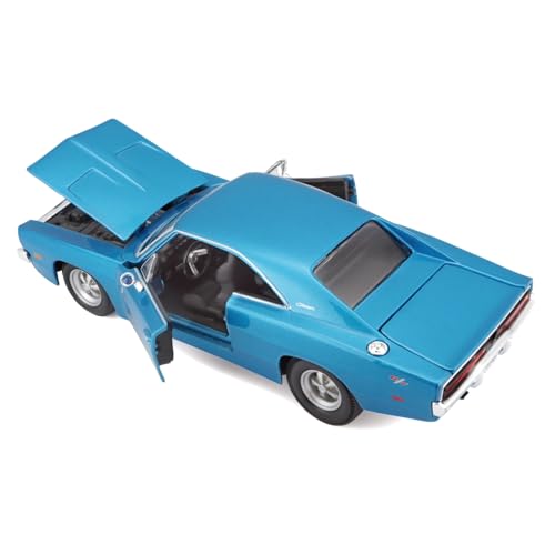 Maisto 1/25 Dodge Charger R/T 1969 Blue / Diecast Model Car, Finished Product 31256 BU