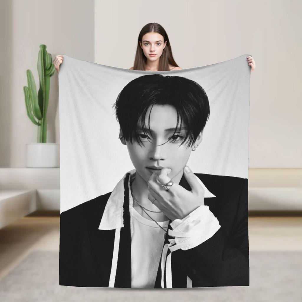 Ald1 Sangwon Blankets Quality Warm Comfy Bedding Throws Winter Travel Living Room Trend Bedspread
