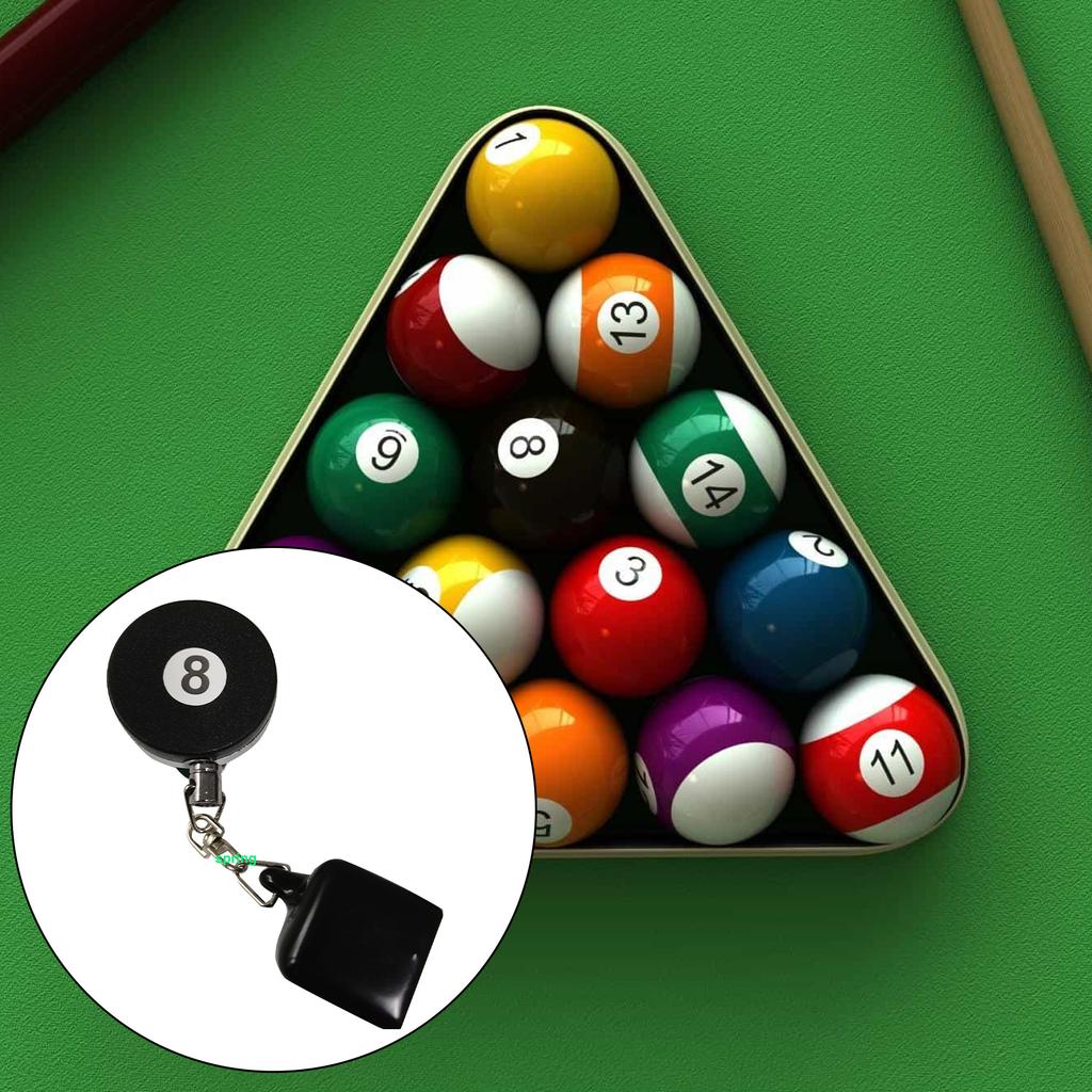 Portable Billiards Chalk Holder Retractable Chalk Holder with Belt Clip Snooker Pool Cue Chalk Holder Easy To Use