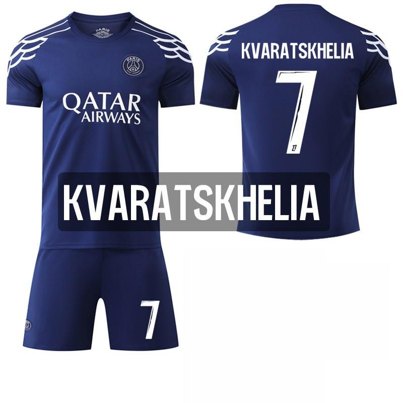 2024-25 Baolan Nr. 7 Mbabpe 10 Dembele Voetbalshirt Set 30 Parijs Drie Uitwedstrijden