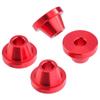 ZETA RACING RM125 '05-08, RM250 '02-08, RMZ250 '07-25, RMZ450 '05-25, DRZ400SM '05-22 Rubber Killer, Red, 4-Pack F4601