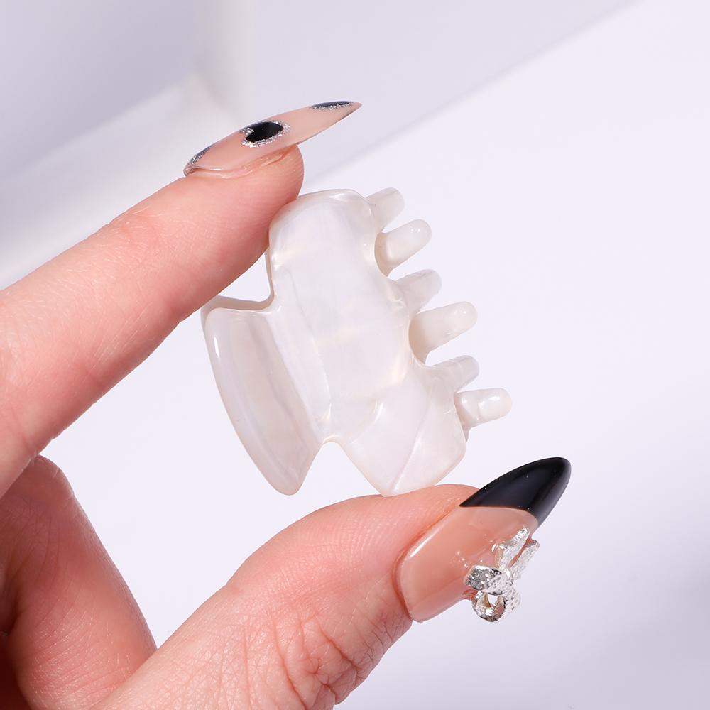 Sweet Mini Acetate Hair Clip for Women Girls Hair Claw Chic Barrettes Crab Hairpins Styling Claw Clips Fashion Hair Accessories