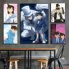 D-DETECTIVE Conan ANIME Poster Canvas Painting Poster With Prints Home Bedroom Living Room Decoration Gift