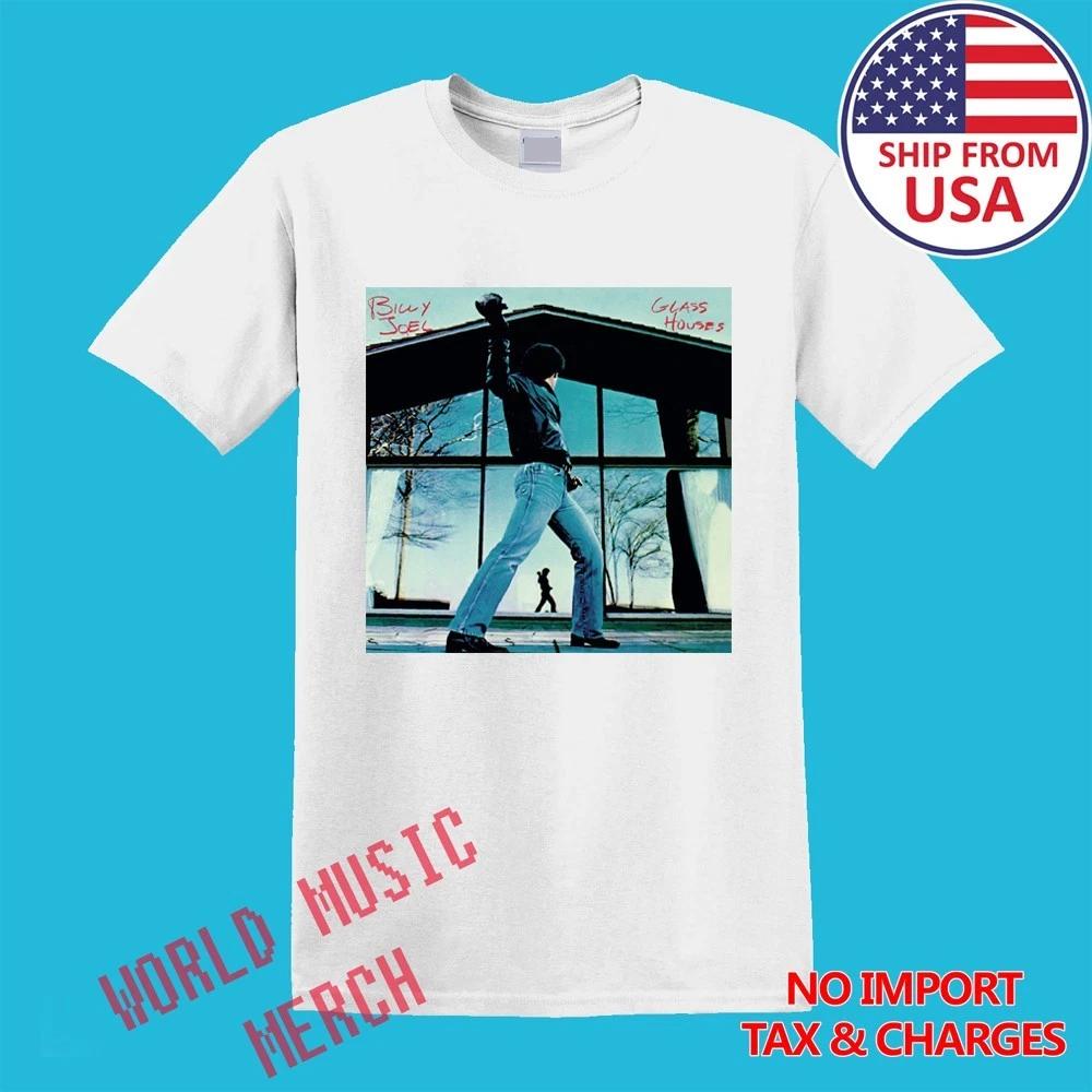 Billy Joel Glass Houses Men's White Size S-5XL
