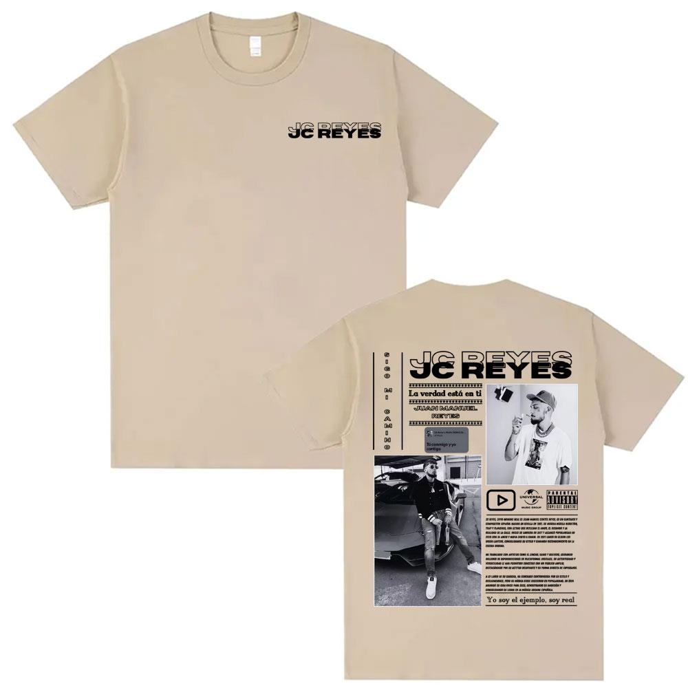 Rapper Jc Reyes Sigo Mi Camino Album Graphic T Shirts Unisexs Women Clothing Casual Oversized T Shirt Summer Tops Tshirts
