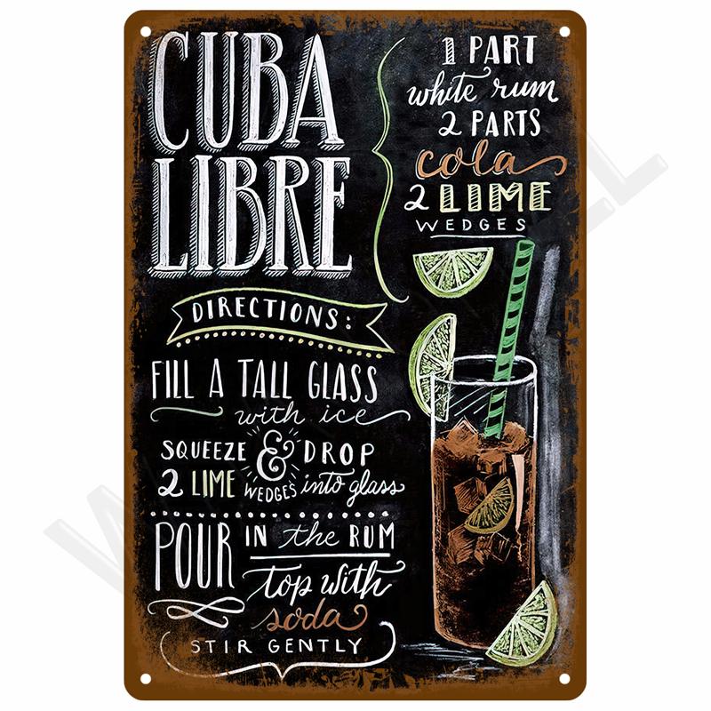 Rustic MultiPattern Vintage Pet Coffee Wine Metal Sign Funny Animal Quote Wall Art For Cafe Bar Kitchen Farmhouse Wall Decorati