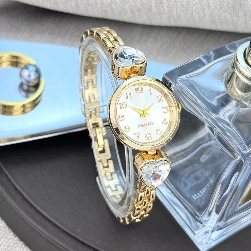 High Quality Gold Women Bracelet Watches for Ladies Wrist Watches Top Brand Luxury Elegant Women Dress Quartz Watches Minimalist
