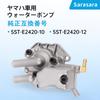 Sarasara Water Pump with Gasket for Yamaha Vehicles: Vino SA26J SA37J, Jog ZR SA36J SA39J (4-stroke Models). Compatible with OEM Part Numbers 5ST-E242