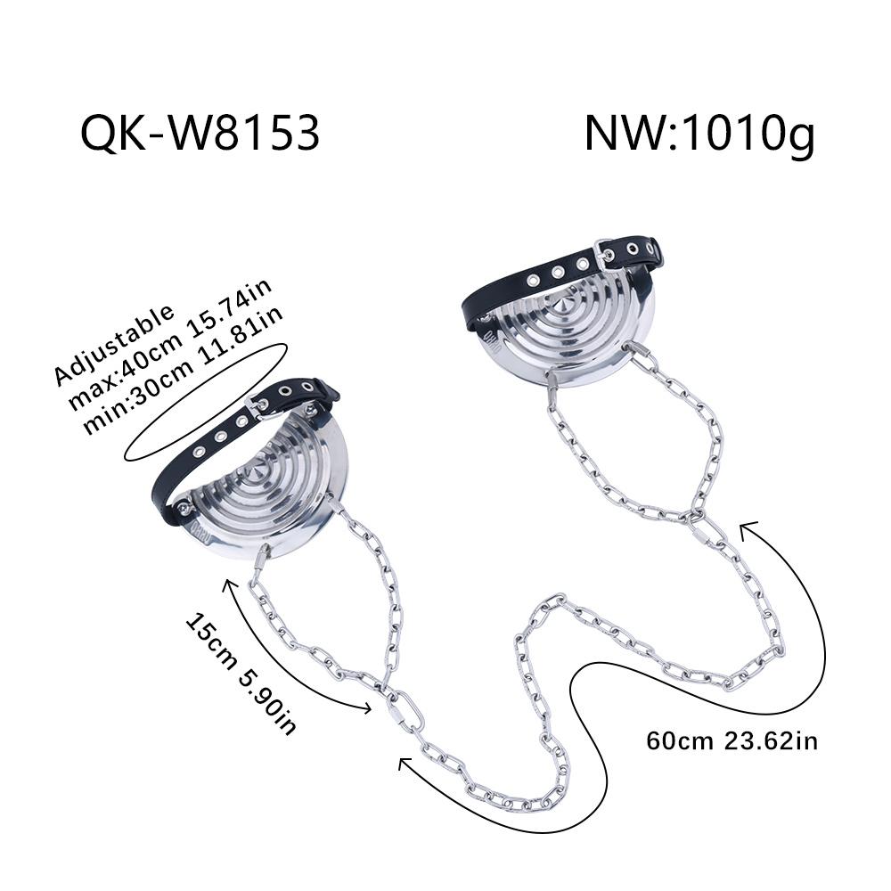 QKKQ BDSM Big Clamps Breast Clamps Boobs Restraint Erotic Bra BDSM Lingerie Nipple Clips Breast Clamps for Women Sexy Toys