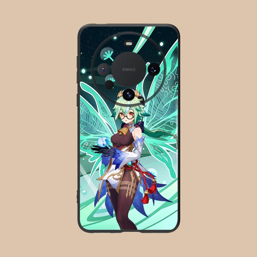Game GI Sucrose Matte TPU Mobile Phone Case for Huawei Mate 60 50 40 30 20 10 Pro Plus Lite E 5G Colorful Printing Cover