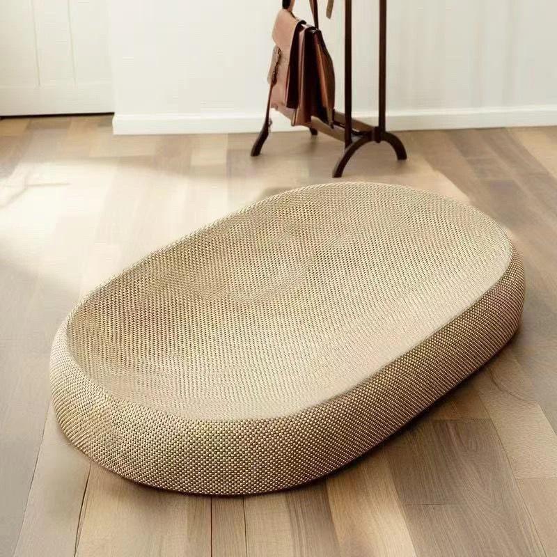 Sisal Oval Cat Scratcher and Nest - Big Face Design, Cat Runway, Free Shipping