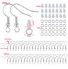 200pcs/Box Lobster Clasp Jump Rings Extension Chain Water Drop End Pendants Connector Chain Charm Kit for DIY Jewelry Findings