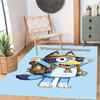 Bluey 18 Personalized Name Floor Rug Office Rug Design for Decorate Room Outdoor Dormitory Dining Room Anti-slip Rug Decorate Offices