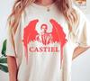 Castiel Angel Shirt -Supernatural Tshirt,Castiel Tee,Misha Collins Merch,SPN Gifts