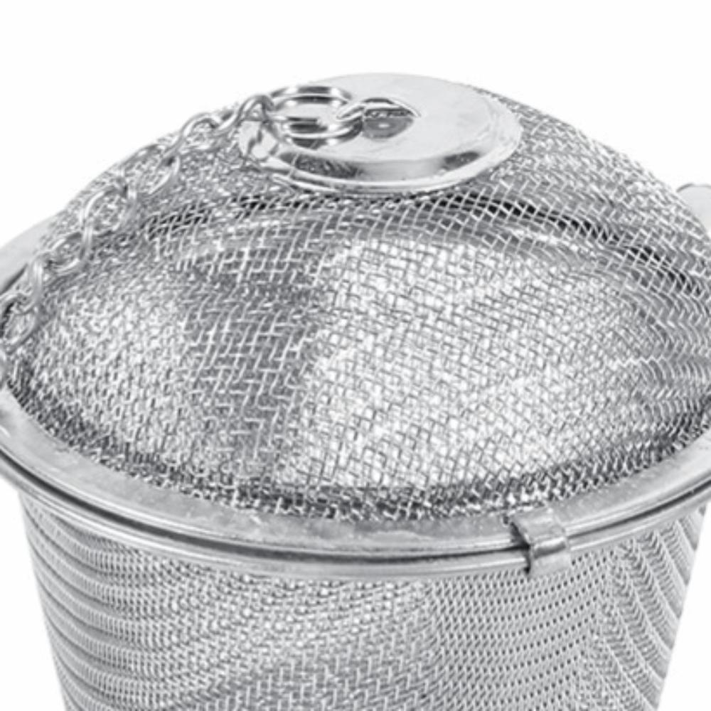 2Pcs 6.5cm Mesh Tea Strainer Stainless Steel Loose Tea Diffuser Spice Infuser Filter  For Loose Tea