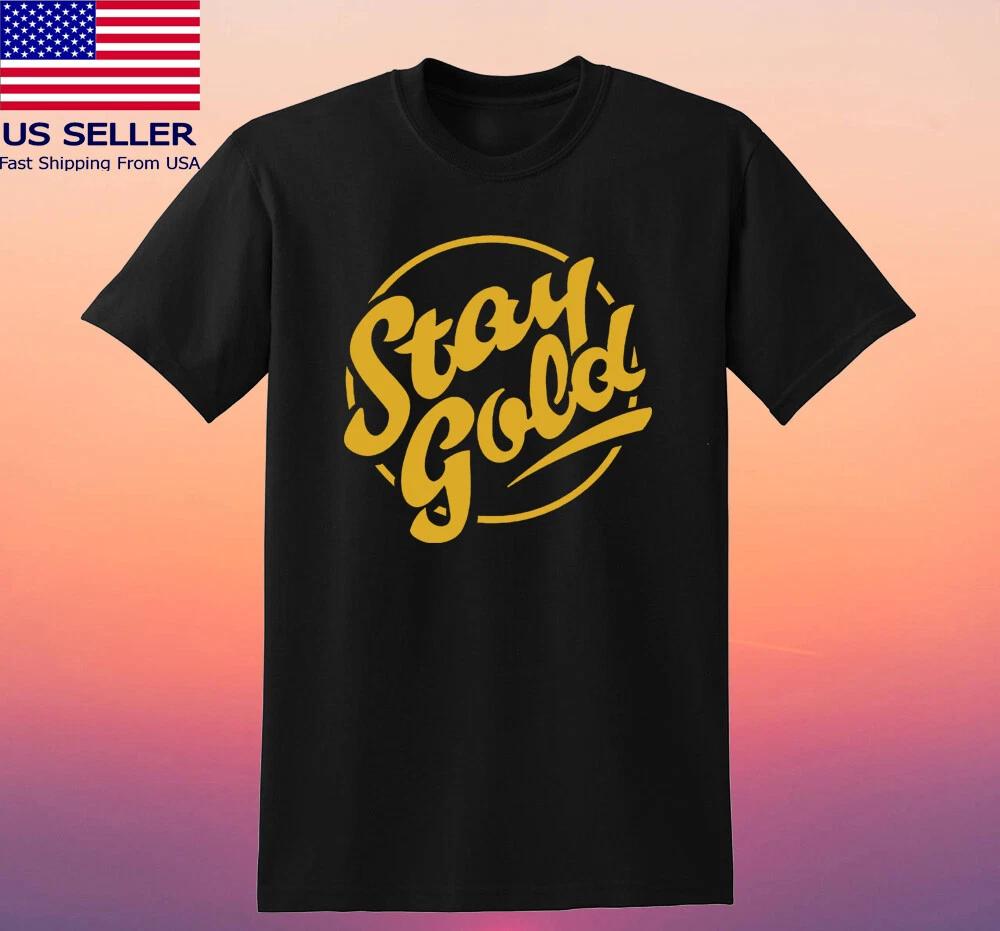 Stay Gold Ponyboy The Outsiders Men's Black Size S-5XL