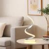 LED Night Light Spiral Desk Lamp, Modern Dimmable Desk Lamp, for Bedroom Living Room, Office Kids Room, Decor Night Lights.