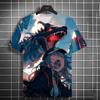 Warrior Katana Girl's 3D Printed Personalized Anime T-shirt