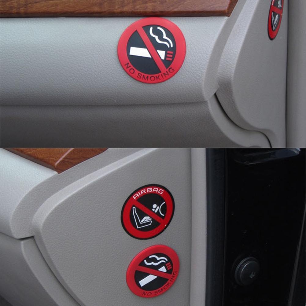 Do Not Smoke Stickers No Stickers No Signs Car Interior Stickers