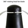 Outdoor Fly Bug Repeller Camping Dining Table Pest Control Fan Insect Desk Battery Operated Food Protector Black