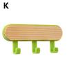 Wood Key Holder Hat Scarf Storage Organizer Strong Magnetic Key Ring Storage Rack Phone Hooks Self Adhesive Wall Mounted Hangers
