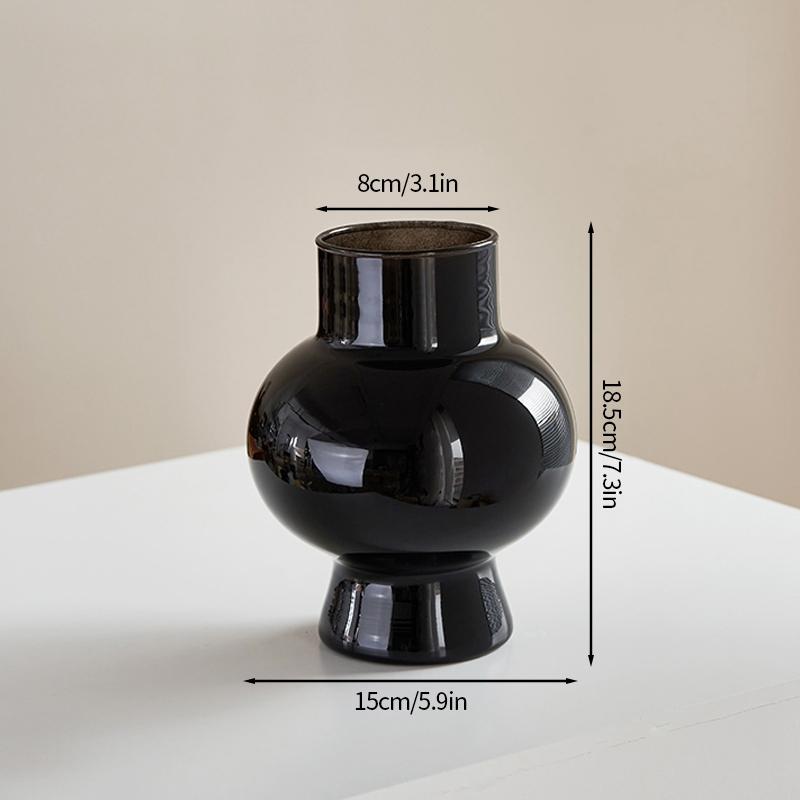 Glass Transparent Flower Vase Creative Designed Hydroponics Plants Pot Fresh Flowers Arrangement Bottle Table Desktop Ornaments