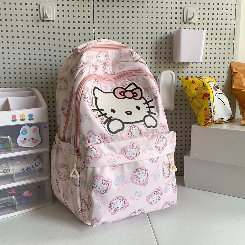 Schoolbag Cartoon Academy Style School Bag Korean Edition Children's Casual Backpack ins Cute Middle School Elementary School Student Student Backpack