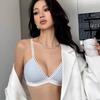 Women's Summer Sexy Thin Shoulder Belt Without Trace Without Underwire The United States Back Triangle Cup Underwear