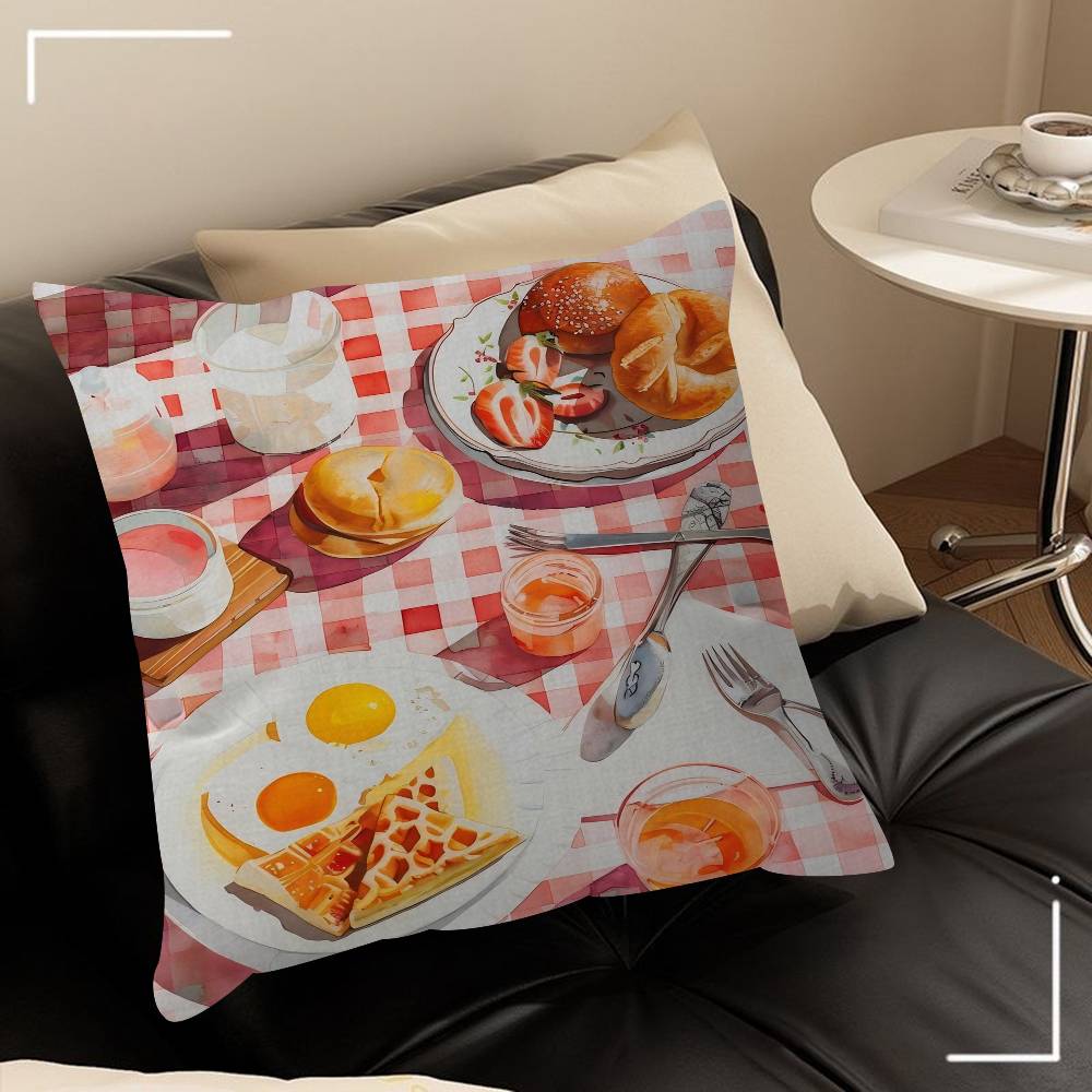 Delicious Food cm Cushion Cover Pillow Cover Decor Pillowcase Home Pillowcase For Couch Pillow