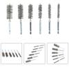 Børster for boring Rengjøringsbørster Verktøy Verkstedutstyr 17mm 6 Stykker 8mm Rengjøringsbørster Elektrisk Drill Rustfritt Stål 10mm
