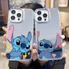 Cute Stitch applies to Apple 15promax makeup high definition mirror mobile phone case iphone17 women's mirror