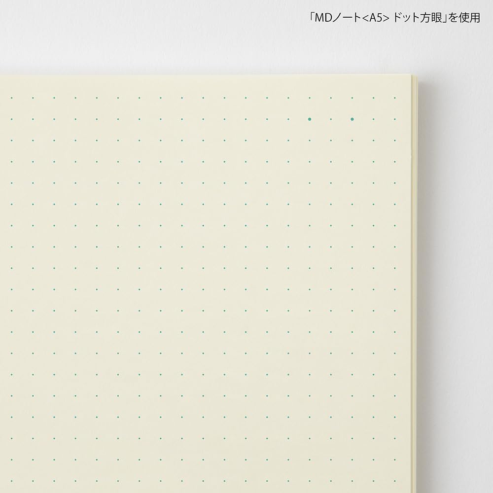 DESIGNPHIL Midori MD Notizbuch <Neue Ausgabe> Punktkariert 15383006 Perfekt zum Schreiben und Zeichnen