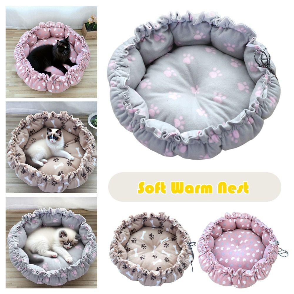Creative Design Soft Warm Nest Soft Material Dual-Use Pet Cushion Adjustable Pet Bed  for Puppies