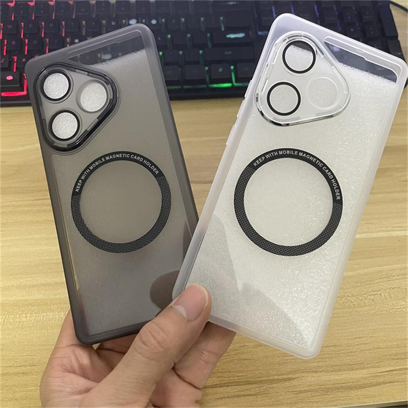 Magnetic Case For Realme GT 6 T GT Neo 6 SE Silicone Clear For MagSafe Cover For Realme GT6 Neo 6 6SE 5G Camera Protect Shell