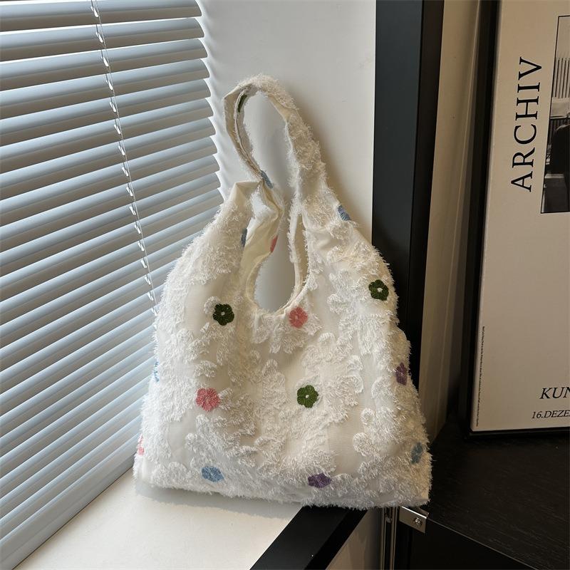 Liebe Damenhandtaschen, Stofftaschen, neue modische Hantote-Taschen, geräumige lässige Unterarm-Einkaufstaschen.