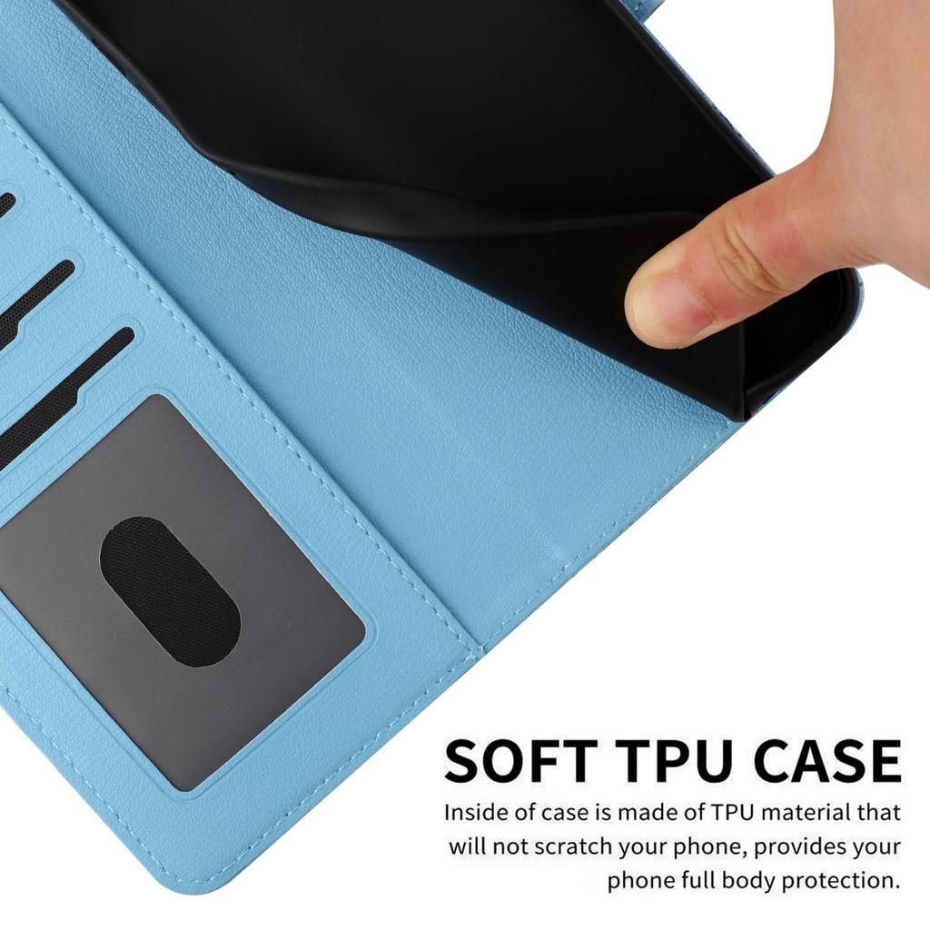 Couro 3D Estampa Animal Gato Sorriso Padrão Carteira Capa de Telefone Suporte de Livro para iPhone Samsung Xiaomi Google Bonito Cor Magnética Cartão Flip Capa Bolsa