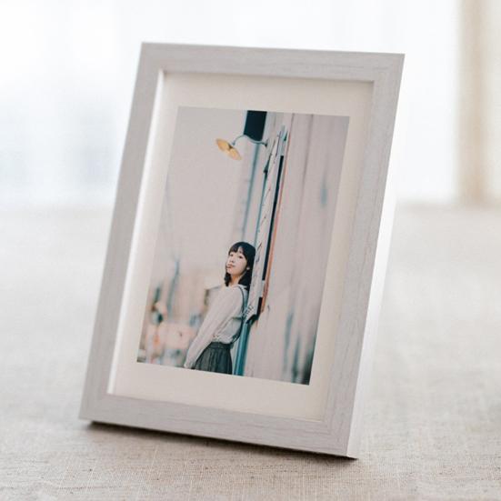 Yousheng 6/7/8/10-Inch/A4 Vintage Wooden Photo Frame Clear Glass Picture Display Frame Rustic Home Office Bedroom Desktop Photo Holder Decoration