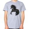 Black Horse T-Shirt Men Women Unisex Top