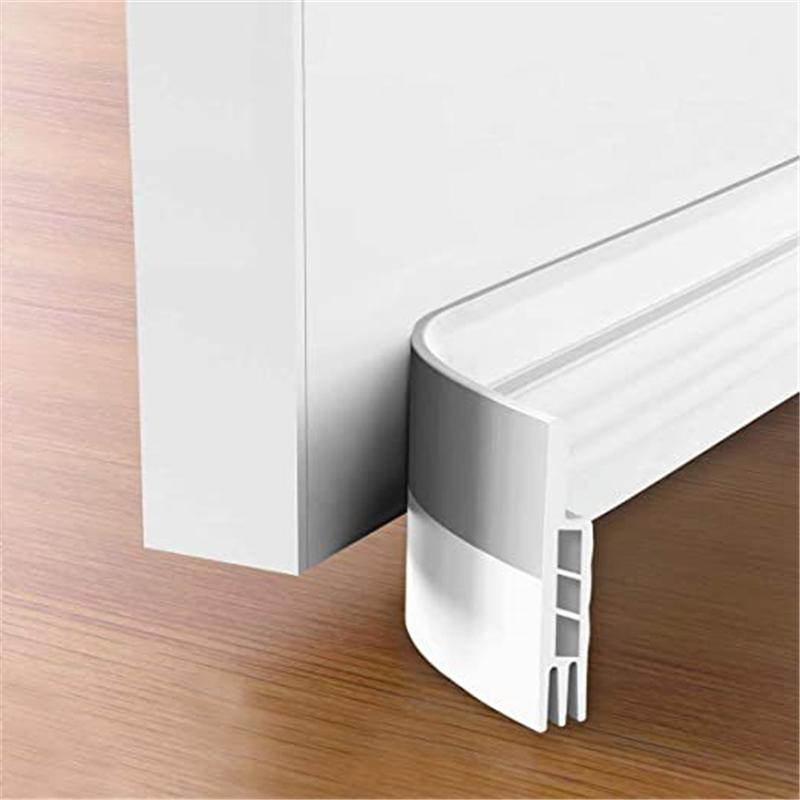 100cm Silicone Door Draught Excluder Door Bottom Sealing Strip Tape Weatherstrip Waterproof Wind Proof Sound Insulation Tape