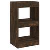 Vidaxl Bookcase/Room Divider, Smoked Oak, 40X30X72 Cm