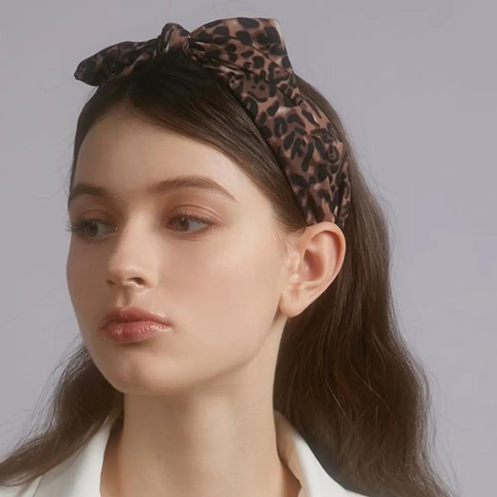 Leopard Ribbon Hairband JP-24-453HB